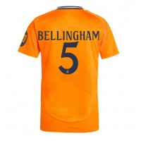 Camiseta Real Madrid Jude Bellingham #5 Segunda Equipación Replica 2024-25 mangas cortas